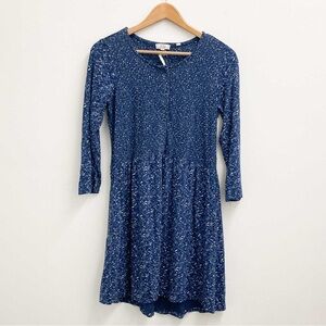 Blue Patterned Dress